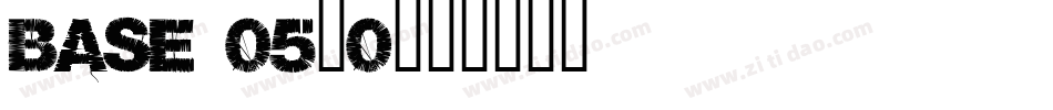 Base 05_0字体转换